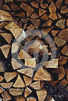 Pile of firewood