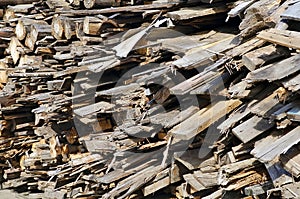 Pile of firewood