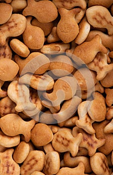 Pile of fish-shaped cookies