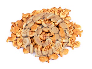 Pile of fish-shaped cookies