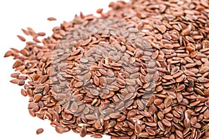 Pile of flax seed