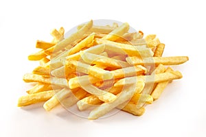 Pile of french fries in close-up photo