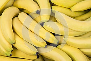 Pile of fresh bananas