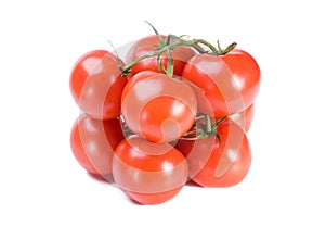 Pile of fresh tomatoes