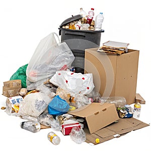 Garbage pile photo