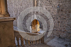 Pile Gate, main entrance to the Old Town Dubrovnik, Croatia