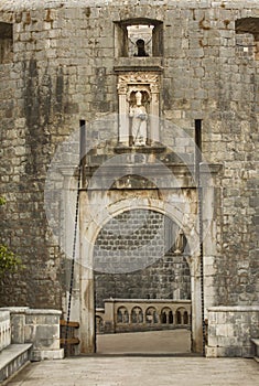 Pile Gate, main entrance to the Old Town Dubrovnik