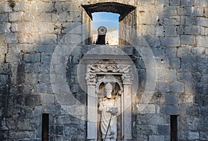 Pile Gate in Old Town of Dubrovnik, Croatia