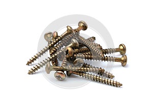 Pile of Gold Screws