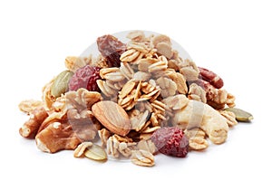 Pile of granola