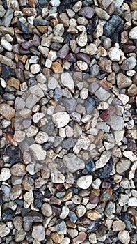 Pile of gray stones for background