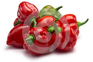 Pile of Habaneros, clipping paths