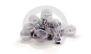 Pile of Incandescent Lightbulbs