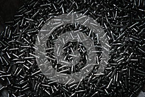 Pile of iron nails for background=