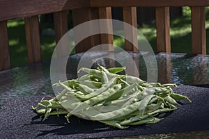 Pile Of Itialian Style Green Beans