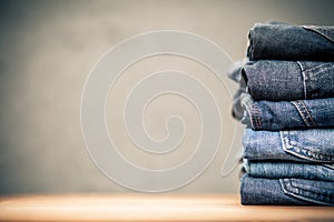 Pile of jeans