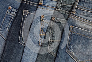 It is a pile of jeans.