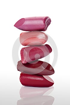 Pile of lipsticks