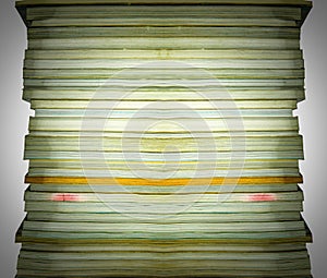 Pile of magazine pattern