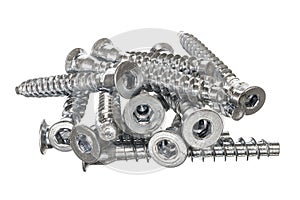 Pile of metal screws