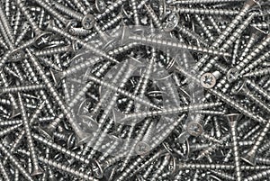 Pile of metal screws