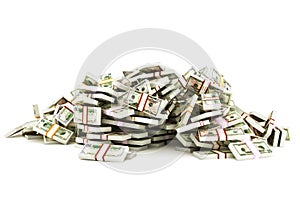 Pile of money photo