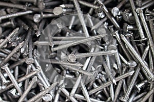 Pile of Nails Background