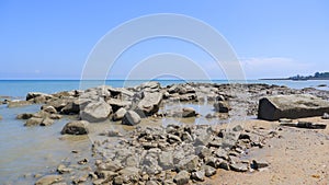 Pile Of Natural Rocks On The Edge Of Your Cape Beach