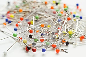 Pile of needle pins