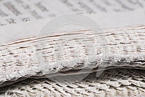 Pile of newspapers