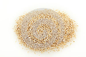 Pile Of Oatmeal Isolated