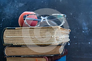 Pile of old books