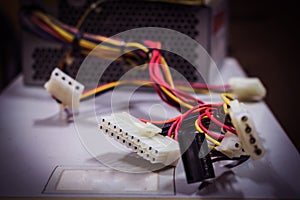 Pile of Old Computer Cables