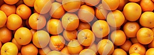 A Stack of Oranges Arranged Neatly Together