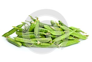 Pile of pea pods