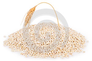 Pile of pearl barley