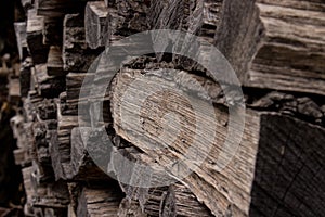 pile of pieces of firewood