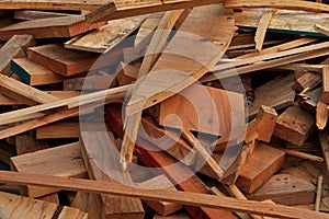 A Pile of Pieces of Lumber