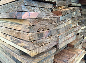 Pile of ply wood photo