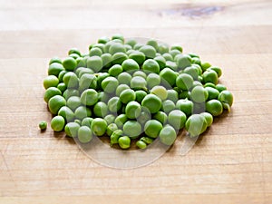 Pile of podded peas