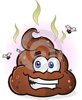 Pile of Poop Cartoon Character