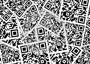 Pile of qrcodes