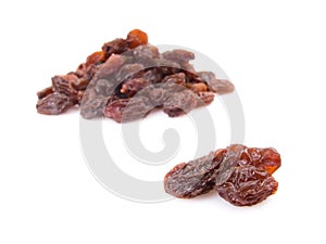 Pile of raisins