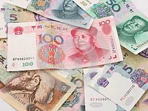 Pile of Renminbi photo
