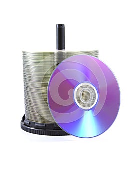 Pile of rewrittable dvd's