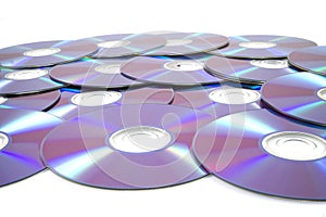 Pile of rewrittable dvd's