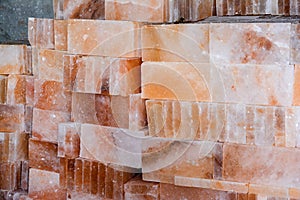 Pile of Rock Salt Tiles
