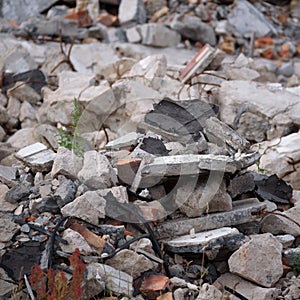 PILE OF RUBBLE