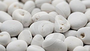 Pile of Smooth, Rounded White Pebbles and Small Stones 20251228 408