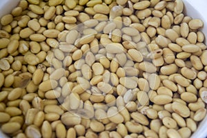 A pile of soybeans